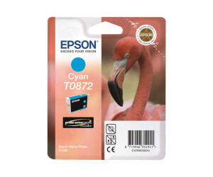 Epson T0872 - 11.4 ml - Cyan - Original - Tintenpatrone