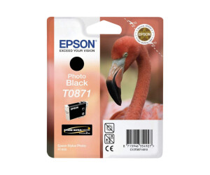 Epson T0871 - 11.4 ml - Photo schwarz - Original