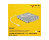 Delock 5.25 External Enclosure Slot-in Slim SATA > USB C - Speichergehäuse - SATA - 5 Gbit/s - USB 3.1 (Gen 1)