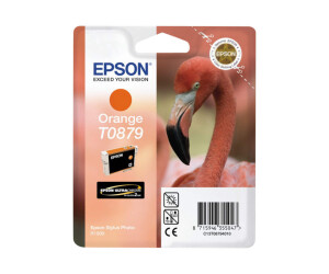 Epson T0879 - 11.4 ml - orange - original - blister...