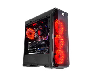 LC-Power Gaming 988B Red Typhoon - Tower - ATX