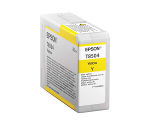 Epson T8504 - 80 ml - Gelb - original - Tintenpatrone
