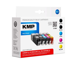 KMP Multipack C100V - 5 -pack - black, yellow, cyan, magenta