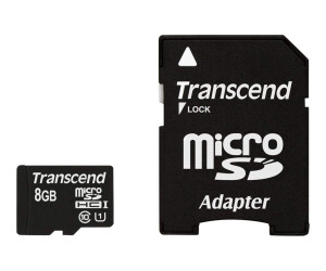 Transcend Premium - Flash-Speicherkarte (microSDHC/SD-Adapter inbegriffen)