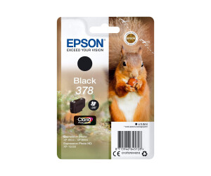 Epson 378 - 5.5 ml - black - original - blister packaging