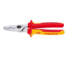 Knipex cable shears with double cutting edges - cable shears