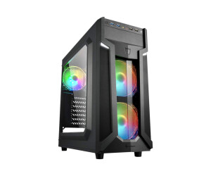 Sharkoon VG6-W RGB - Tower - ATX - Seitenteil mit Fenster (Acryl)
