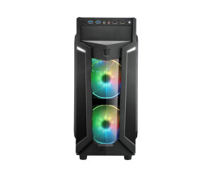 Sharkoon VG6 -W RGB - Tower - ATX - Windowed Side Panel...