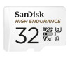 Sandisk High Endurance-Flash memory card (MicroSDHC/SD adapter included)