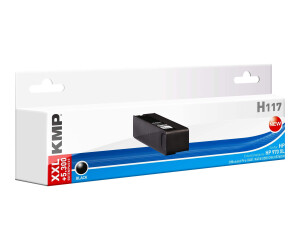 KMP H117 - 250 ml - Hohe Ergiebigkeit - Schwarz -...