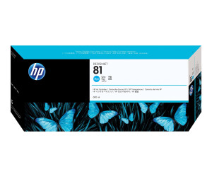 HP 81 - 680 ml - cyan - original - ink cartridge