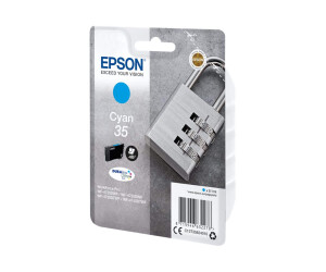 Epson 35 - 9.1 ml - cyan - original - ink cartridge