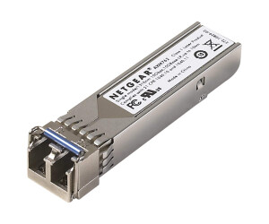 Netgear ProSafe AXM762 - SFP+-Transceiver-Modul - 10 GigE - 10GBase-LR - LC Single-Modus - bis zu 300 m - 1310 nm (Packung mit 10)