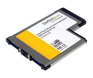 StarTech.com 2 Port USB 3.0 ExpressCard mit UASP Unterstützung - USB 3.0 54mm Schnittstellenkarte für Laptop - USB 3.0 A (Buchse)