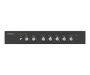 Vision AV-1900+CS-1900 - Lautsprecher - für PA-System - Bluetooth - 60 Watt - zweiweg - Schwarz, weiß (Grill Farbe - weiß)