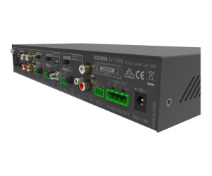 Vision AV-1900+CS-1900 - Lautsprecher - für PA-System - Bluetooth - 60 Watt - zweiweg - Schwarz, weiß (Grill Farbe - weiß)