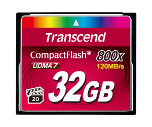 Transcend Flash-Speicherkarte - 32 GB - 800x