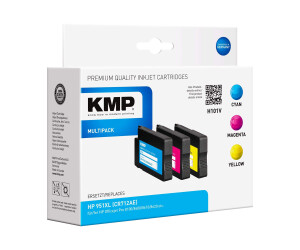 KMP MULTIPACK H101V - 3er-Pack - Gelb, Cyan, Magenta -...