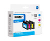 KMP MULTIPACK H101V - 3er-Pack - Gelb, Cyan, Magenta - kompatibel - Tintenpatrone (Alternative zu: HP 951XL, HP CN046AE, HP CN047AE, HP CN048AE)