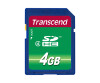Transcend Flash-Speicherkarte - 4 GB - Class 4