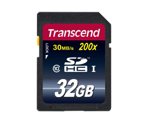 Transcend Flash memory card - 32 GB - Class 10