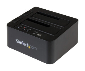 StarTech.com Standalone Hard Drive Duplicator, Dual Bay HDDSSD ClonerCopier, USB 3.1 (10 Gbps)