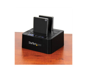 Startech.com USB 3.1 (10 GBIT/S) Duplicate Docking station for 2.5 "& 3.5" SATA SSD/HDD drives - Clone/copy station up to 28GB/min - Festival tuplicator - 2 shafts (SATA -300)