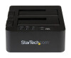StarTech.com Standalone Hard Drive Duplicator, Dual Bay HDDSSD ClonerCopier, USB 3.1 (10 Gbps)