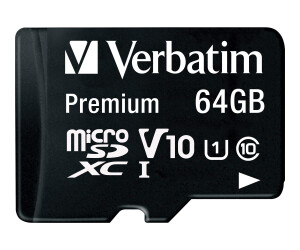 Verbatim Premium - Flash-Speicherkarte (SD-Adapter...