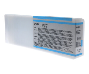 Epson T5915 - 700 ml - hell Cyan - original - Tintenpatrone