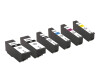Peach Multi Pack Plus XL - 6 -pack - black, yellow, cyan, magenta - compatible - ink cartridge (alternative to: Epson 33xl, Epson T3351, Epson T3362, Epson T3364, Epson T3361, Epson T3357)