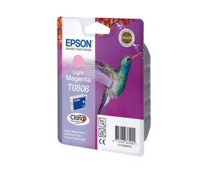 Epson T0806 - light magenta paint - original - blister packaging
