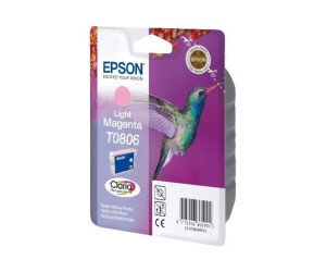 Epson T0806 - light magenta paint - original - blister packaging