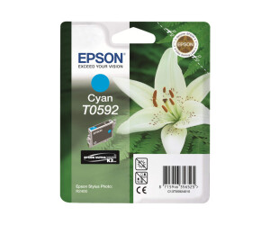 Epson T0592 - 13 ml - Cyan - Original - Blisterverpackung