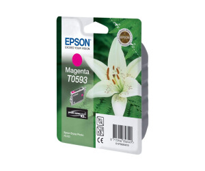 Epson T0593 - 13 ml - Magenta - Original - Blister packaging