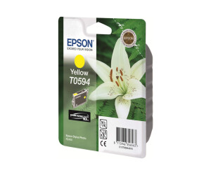 Epson T0594 - 13 ml - yellow - original - blister packaging