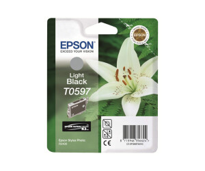 Epson T0597 - 13 ml - black - original - blister packaging