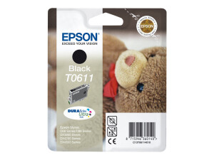 Epson T0611 - 8 ml - Schwarz - original - Blisterverpackung