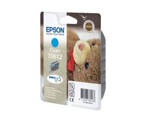 Epson T0612 - 8 ml - cyan - original - blister packaging