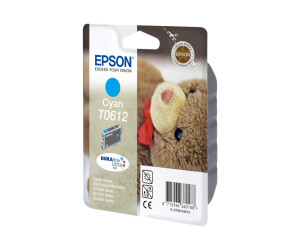 Epson T0612 - 8 ml - cyan - original - blister packaging