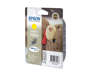 Epson T0614 - 8 ml - yellow - original - blister packaging