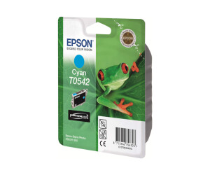 Epson T0542 - 13 ml - cyan - original - blister packaging