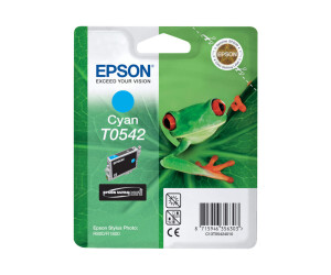 Epson T0542 - 13 ml - cyan - original - blister packaging