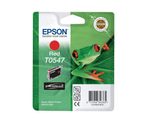 Epson T0547 - 13 ml - red - original - blister packaging