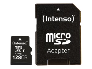 Intenso Flash-Speicherkarte (microSDXC-an-SD-Adapter...