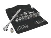Wera 8100 SC 8 - STC key set - Black - Chrome - CE - ratchet grip - 1 piece (E) - 1/2 inches
