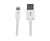 Startech.com 2m Apple 8 Pin Lightning Connector on USB cable - White - USB cable for iPhone / iPad - charging cable / data cable - Lightning cable - Lightning (m) to USB (m) - 2 m - Double insulation - for Apple iPad/iPhone/iPod (Lightning)
