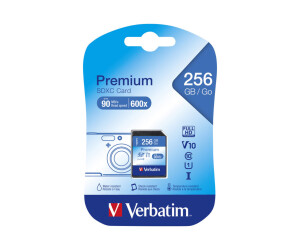 Verbatim Premium - Flash-Speicherkarte - 256 GB