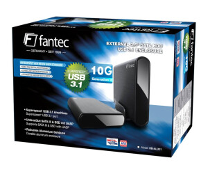 Fantec DB -Alu31 - memory housing - 3.5 "(8.9 cm)