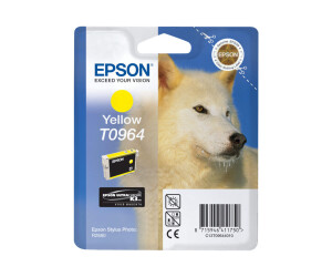 Epson T0964 - 11.4 ml - yellow - original - blister packaging